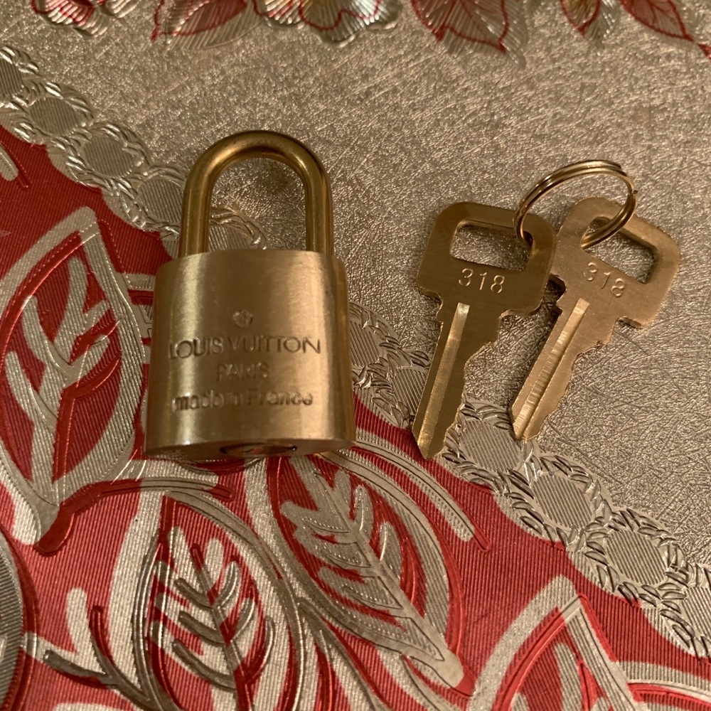 Louis Vuitton authentic lock and key